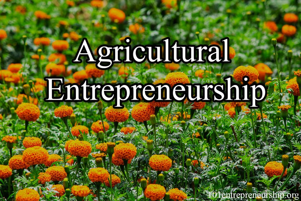 Agricultural Entrepreneurship