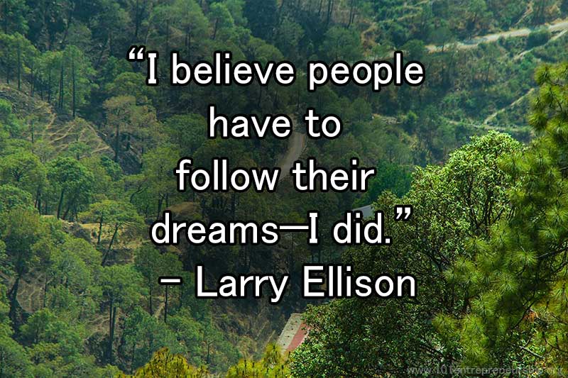Larry Ellison entrepreneur quotes