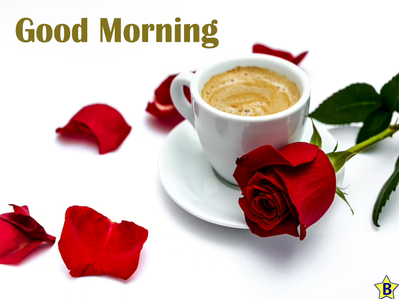 coffee good morning images beautiful flowers
