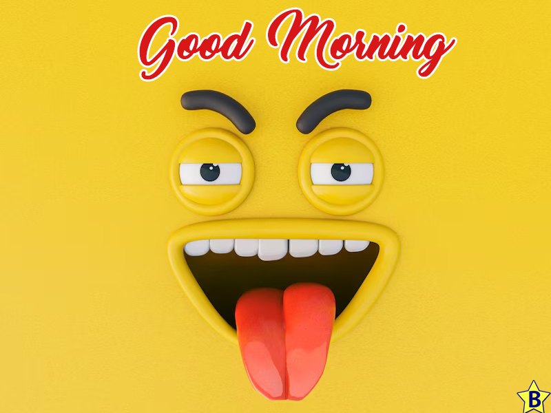 funny emoji good morning images smiley