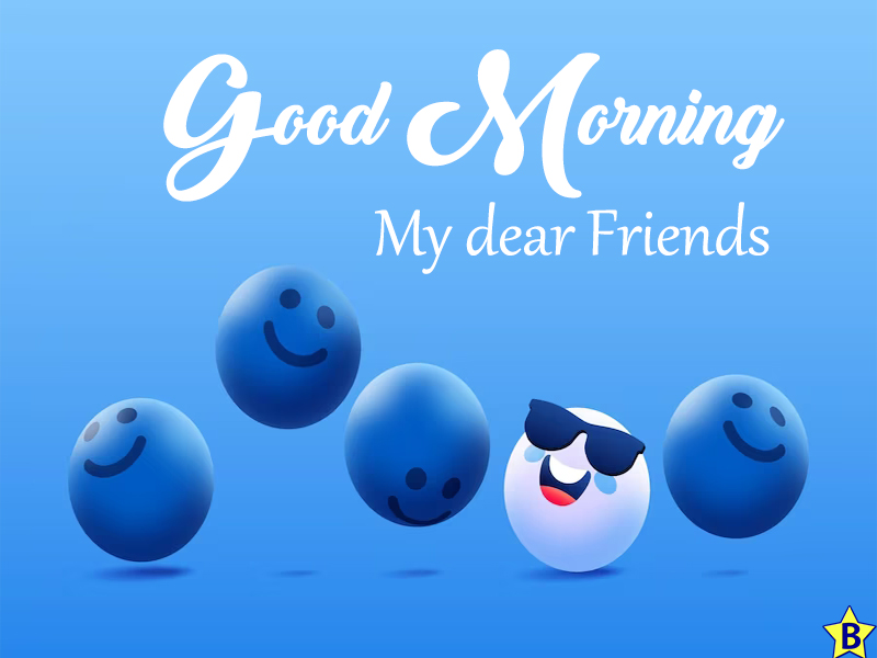 good morning emoji friends images