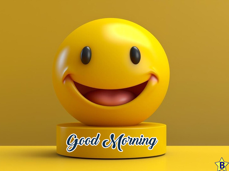 smiley face good morning emoji images